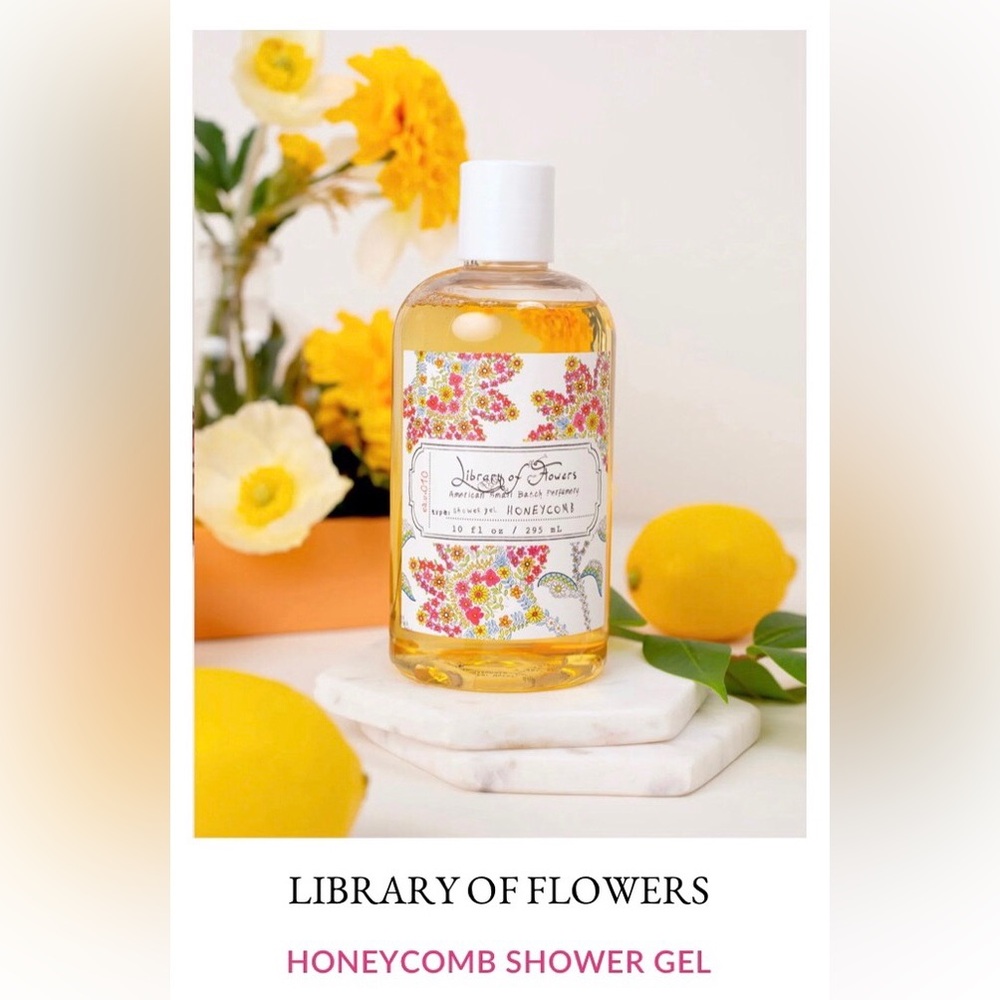 Library of Flowers Honeycomb Shower Gel